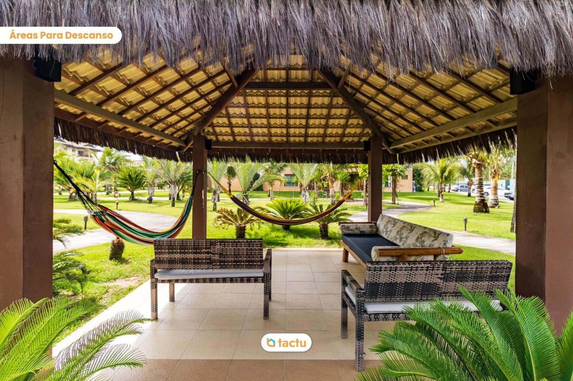 Térreo gigante de 100 m2, perfeito para grupos grandes no melhor bloco do VG Sun Cumbuco por Tactu Exterior foto