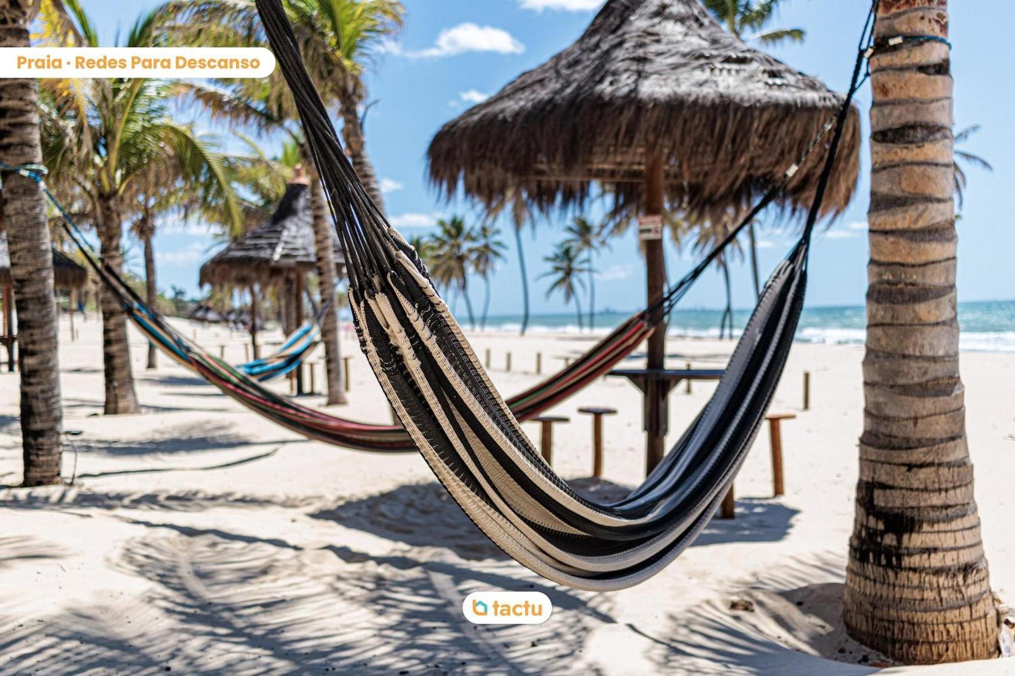 Térreo gigante de 100 m2, perfeito para grupos grandes no melhor bloco do VG Sun Cumbuco por Tactu Exterior foto