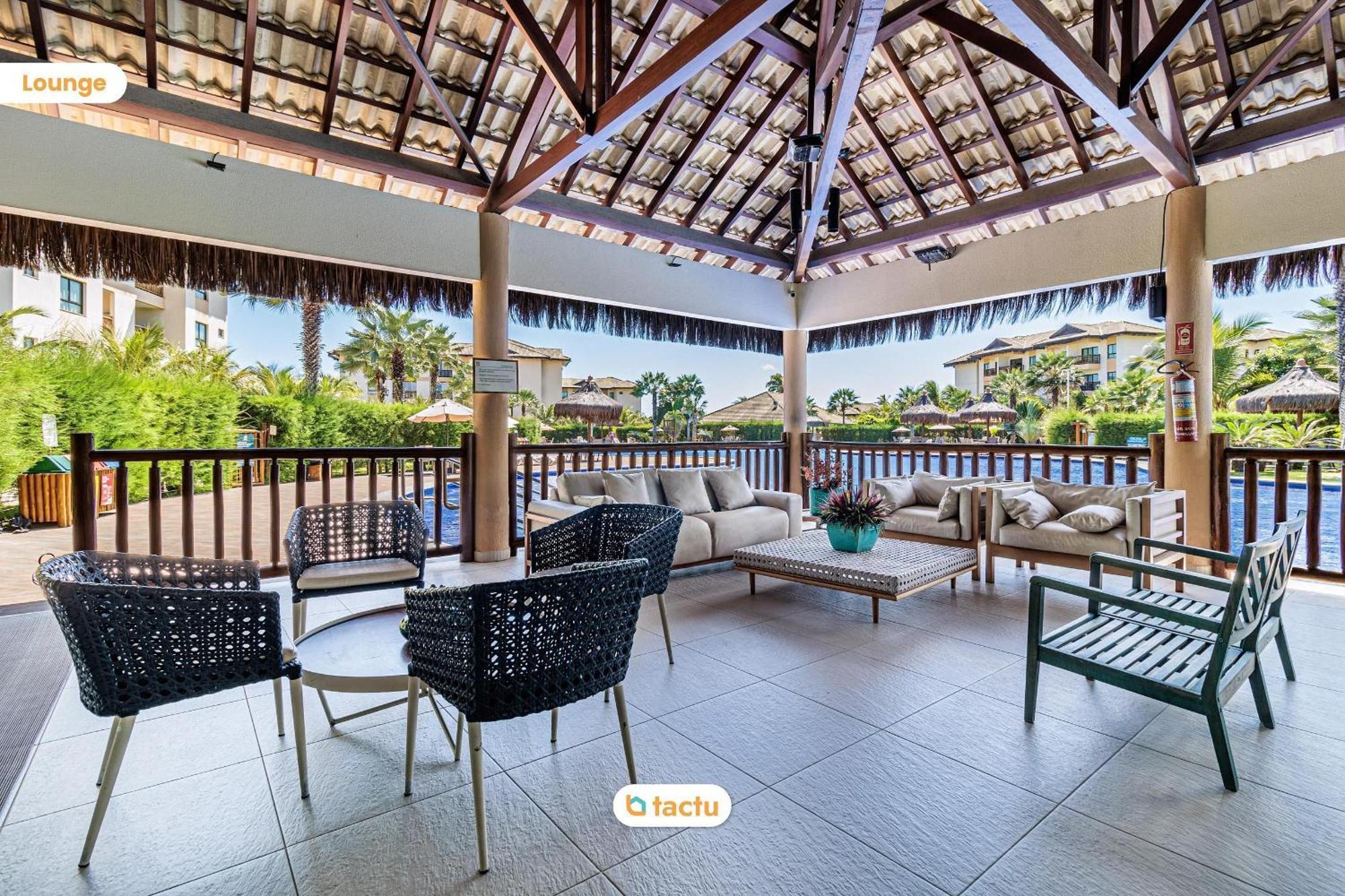 Térreo gigante de 100 m2, perfeito para grupos grandes no melhor bloco do VG Sun Cumbuco por Tactu Exterior foto
