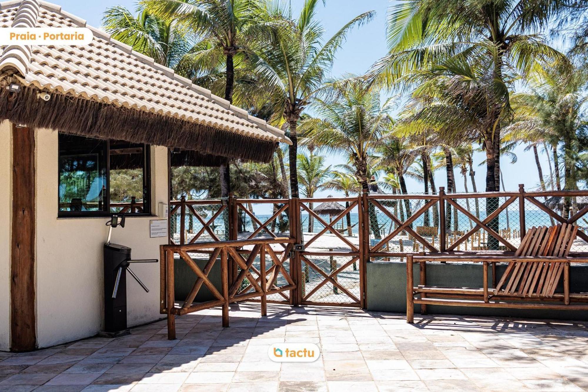 Térreo gigante de 100 m2, perfeito para grupos grandes no melhor bloco do VG Sun Cumbuco por Tactu Exterior foto